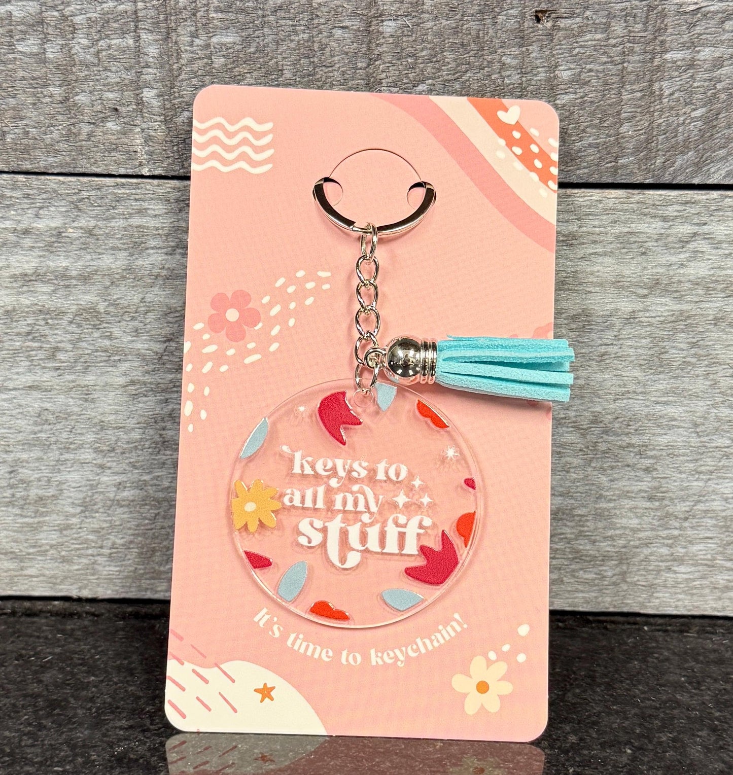 Keys to all my stuff keychain