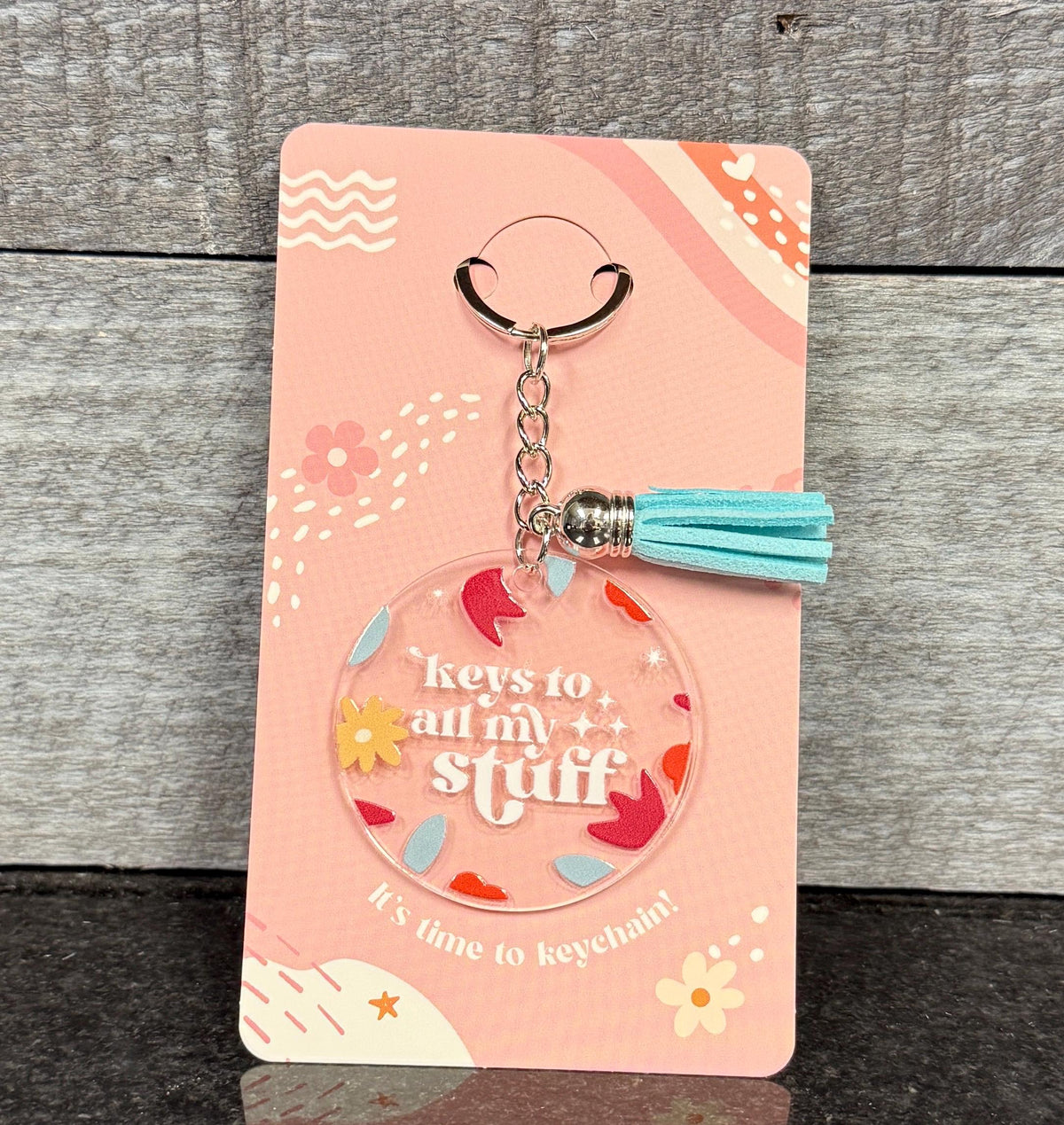 Keys to all my stuff keychain