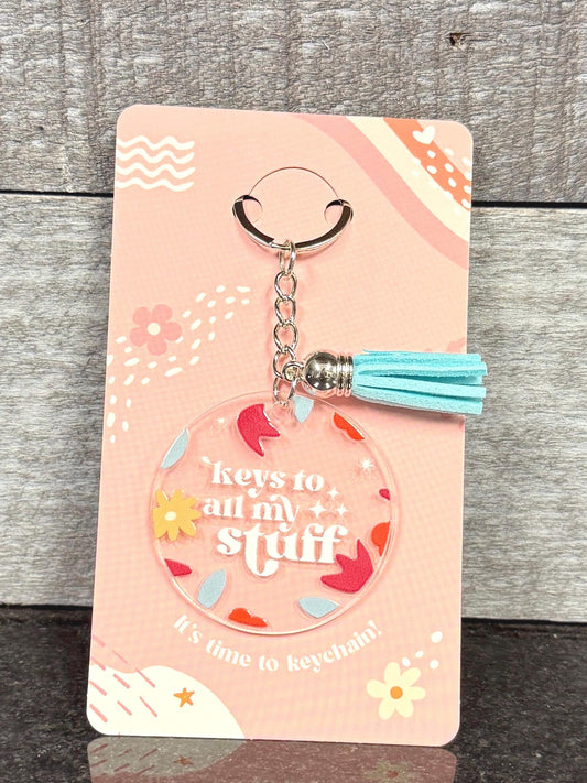Keys to all my stuff keychain