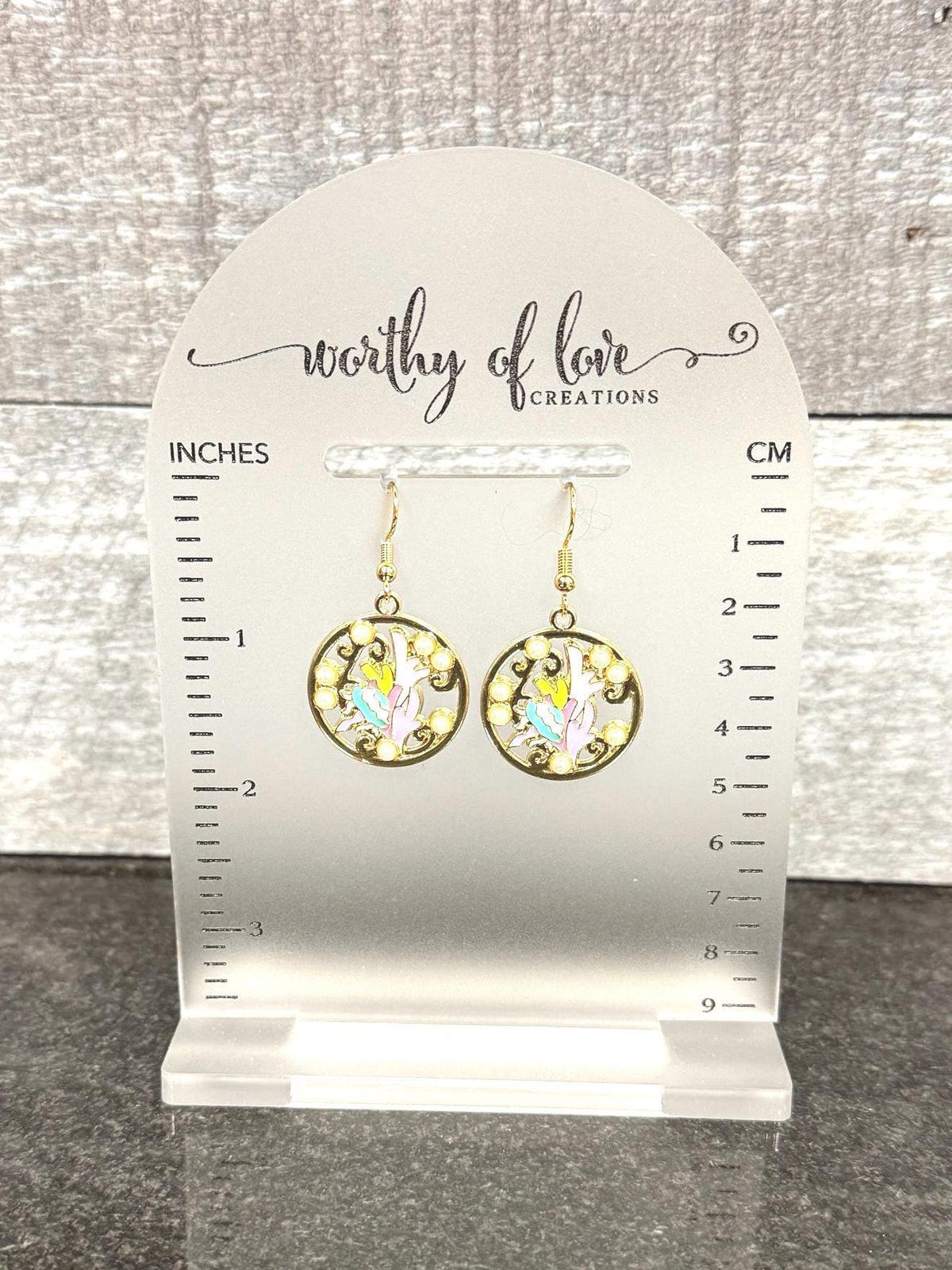 Jellyfish & Coral Earrings: Ocean Life Jewelry