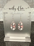 Acrylic Axolotl Earrings: Stainless Steel Posts, Playful Style
