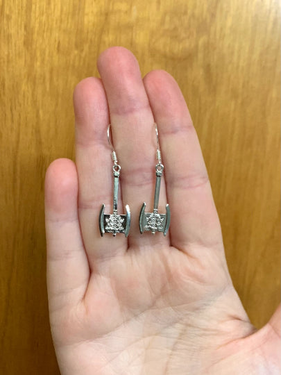 Axe earrings